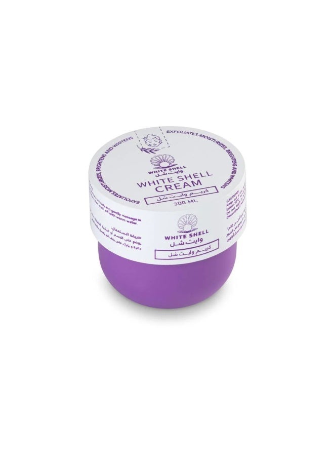 WHITE SHELL CREAM 300ML - Image 1